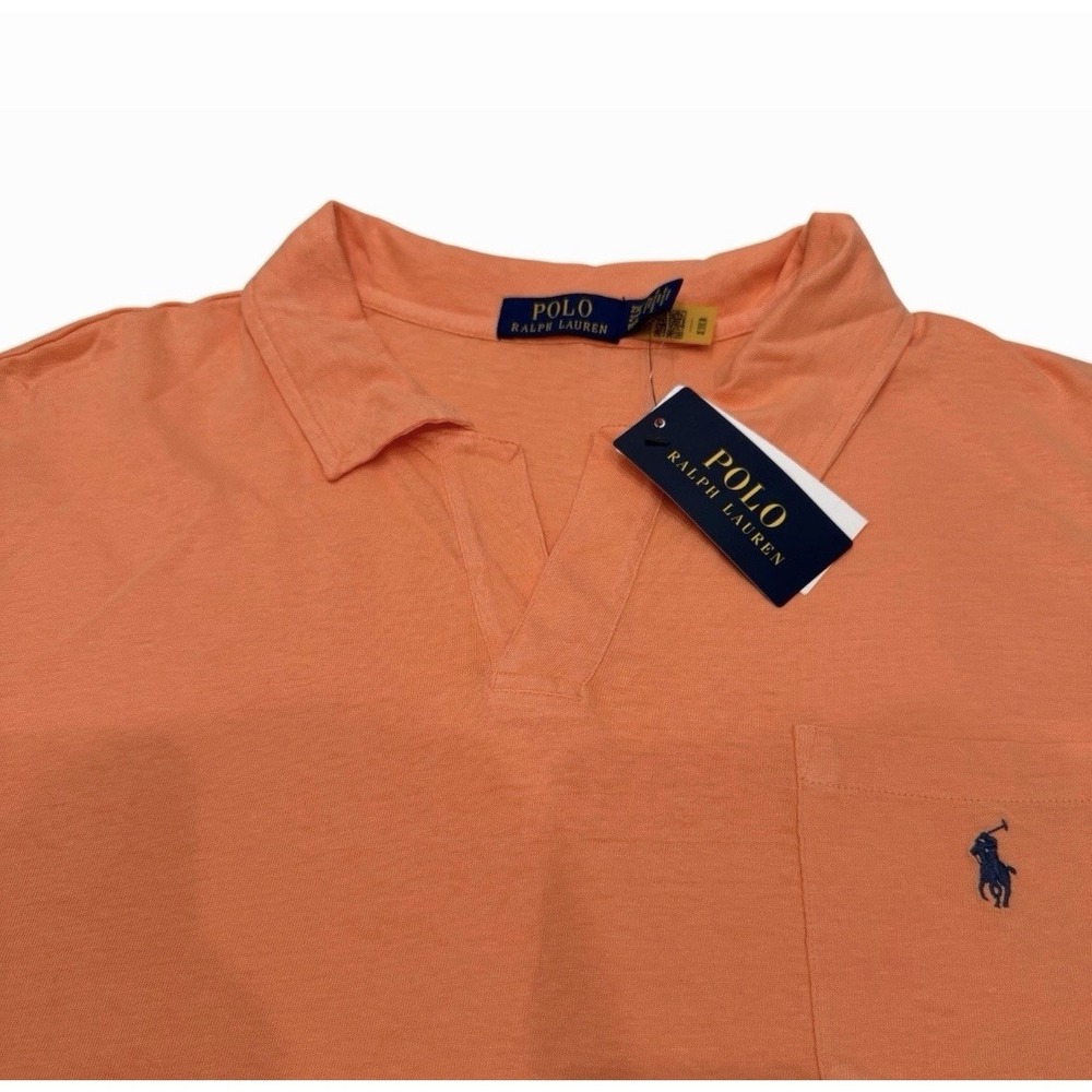 Polo Ralph Lauren Men's Classic Polo Top Orange Size 2XB NWT.